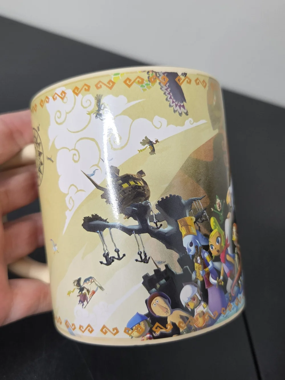Nintendo The Legend Of Zelda Wind Waker Character Ceramic Mug